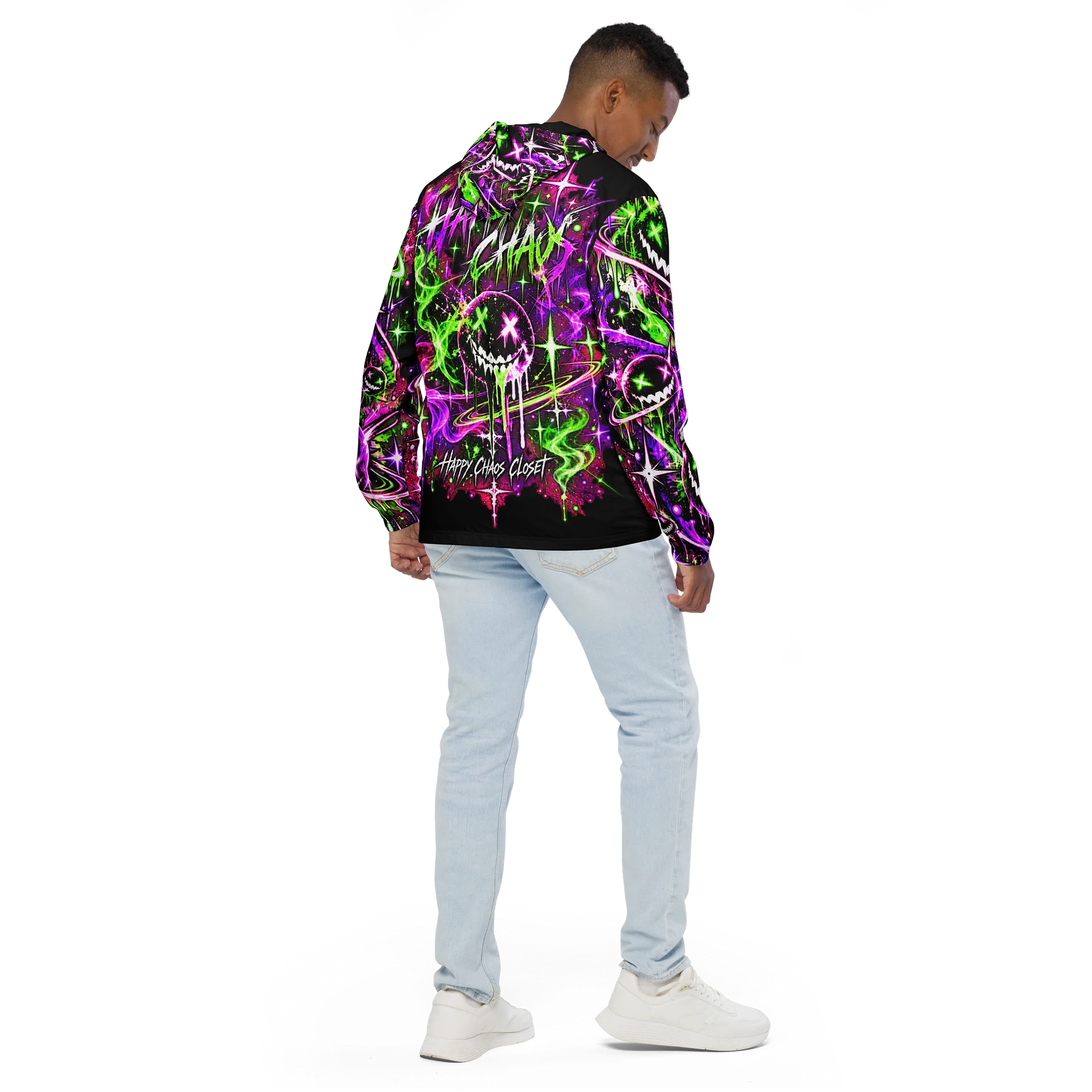 Happy Chaos Graffiti Windbreaker product image (4)