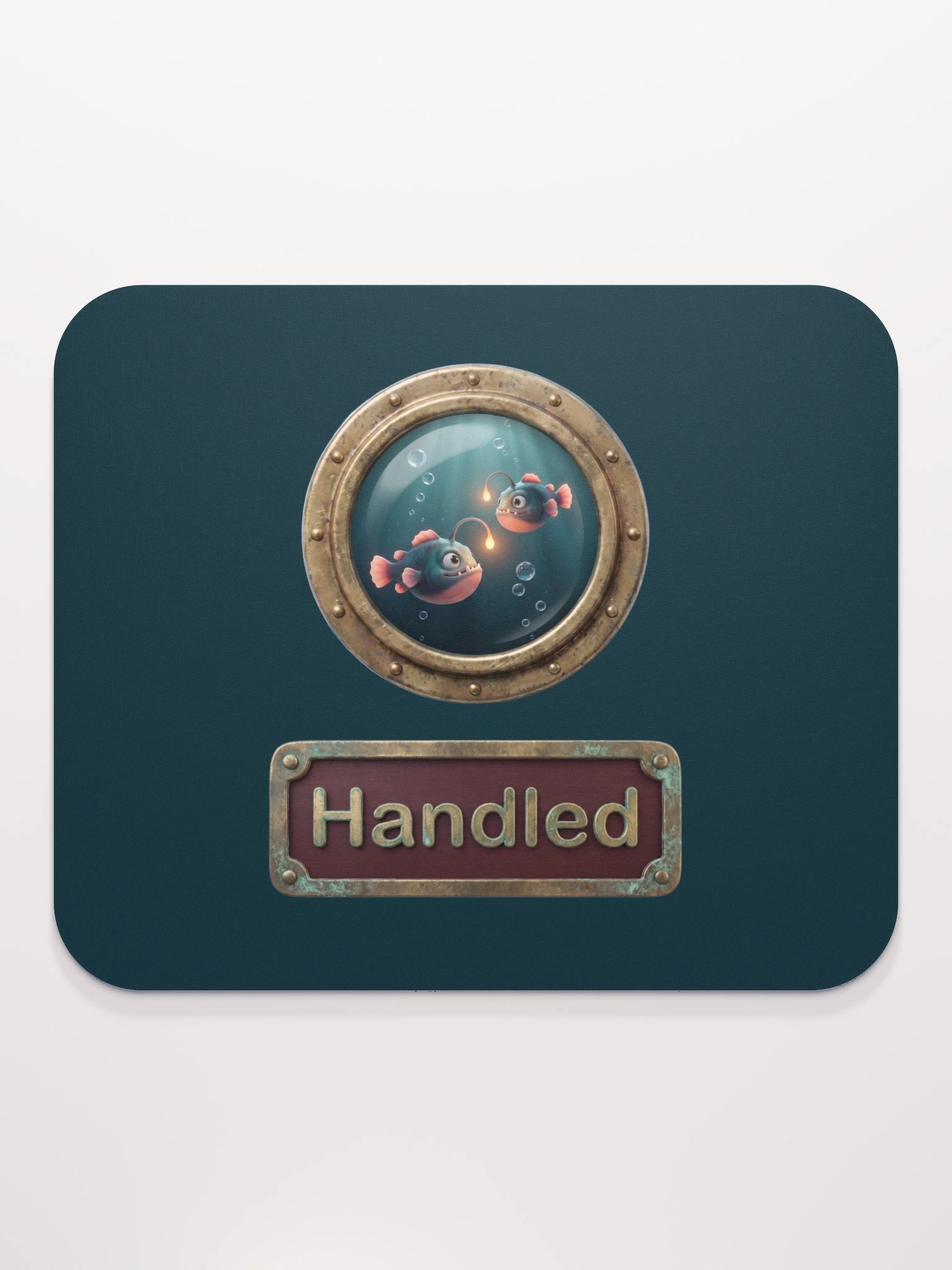 Handled anglerfish mouse pad product image (2)