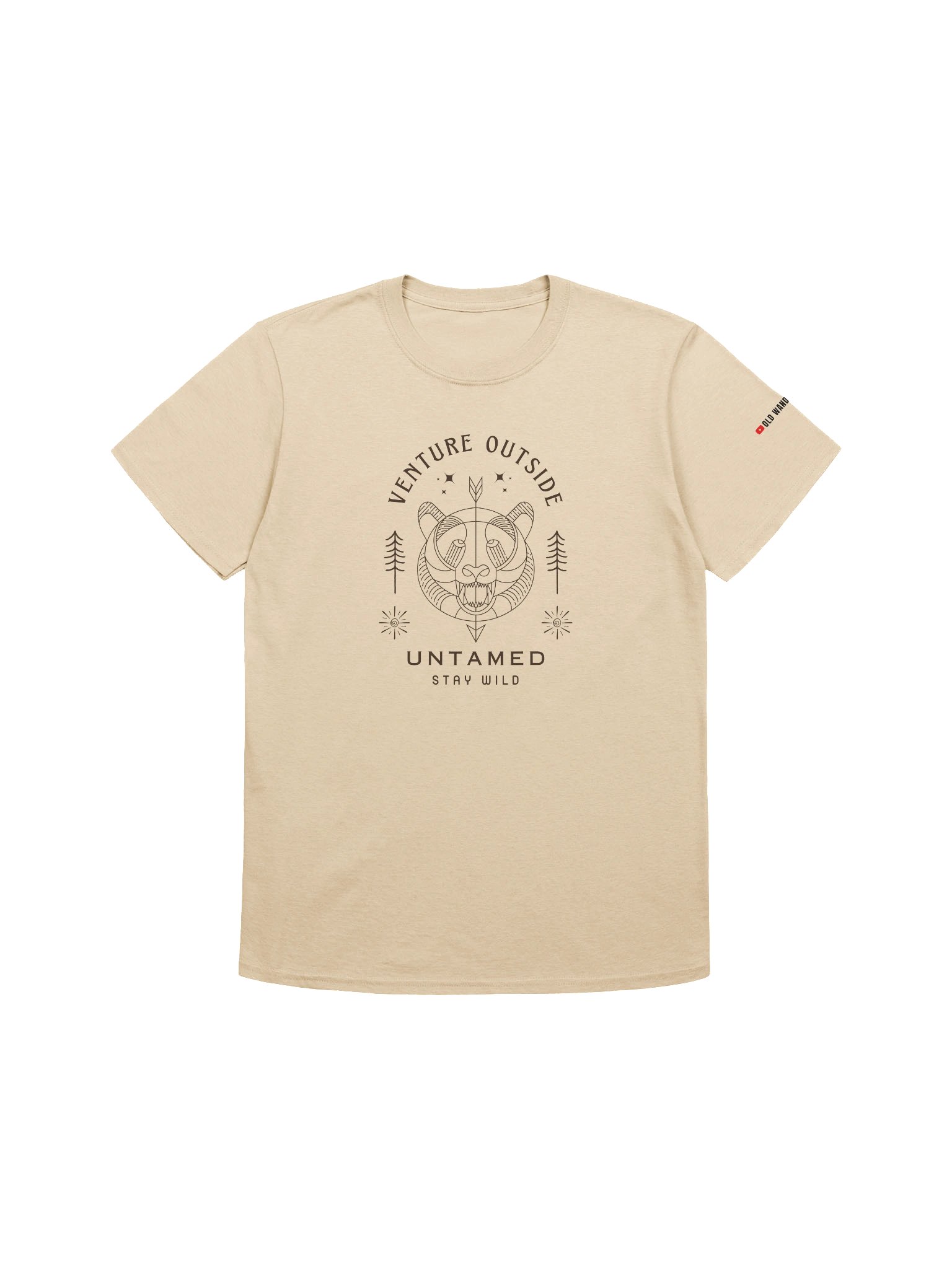Venture Outside Brown Graphic Unisex Tee product image (1)