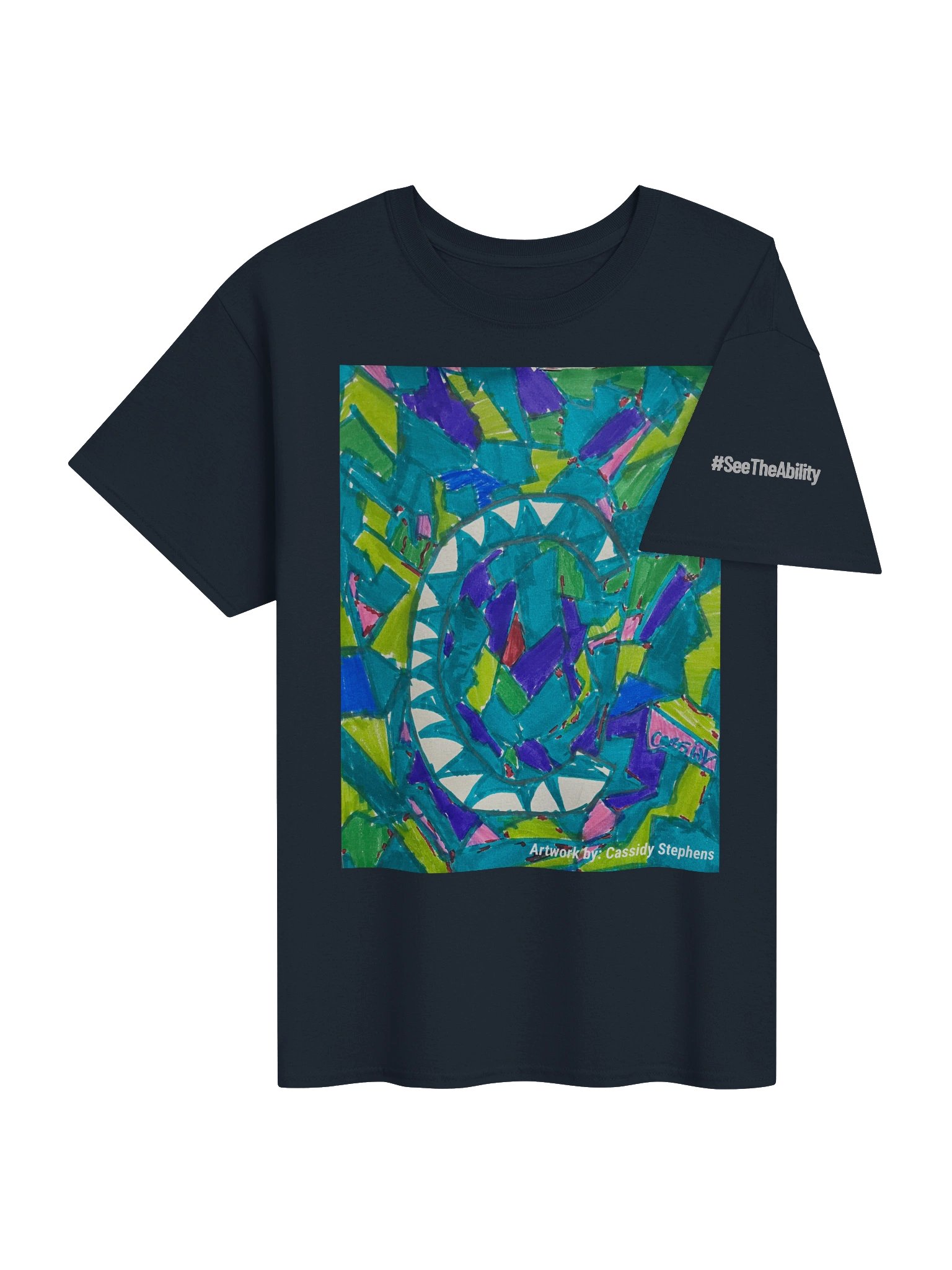 SeeTheAbility Abstract Tee — Cassidy Stephens product image (34)