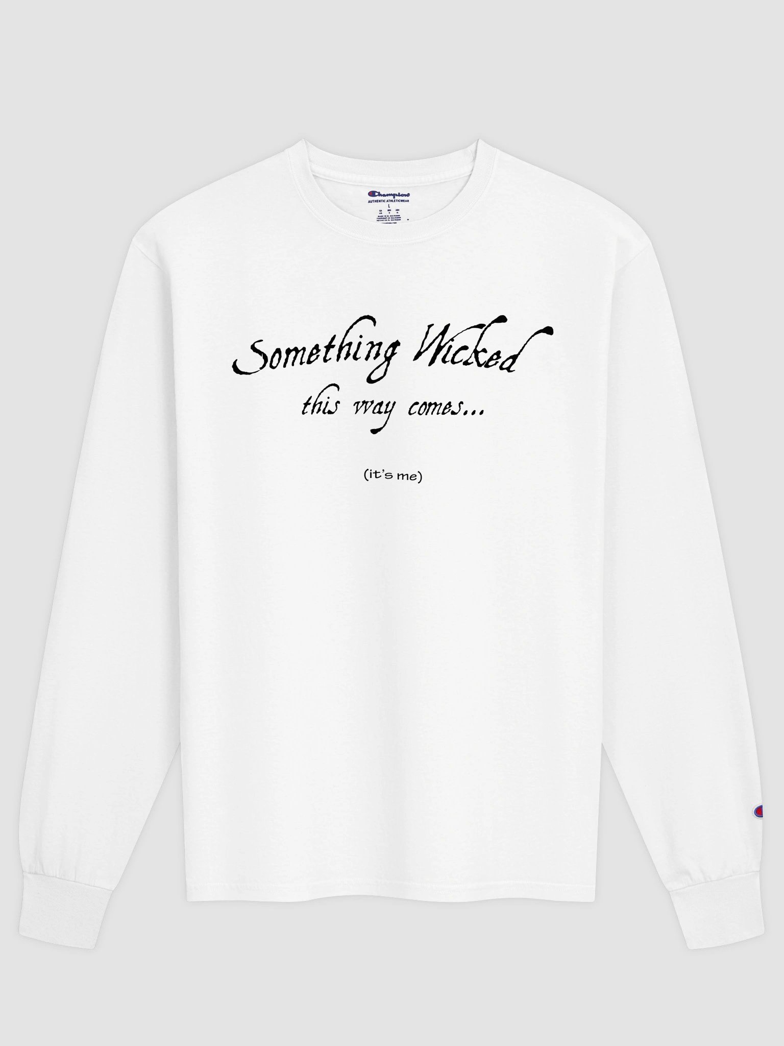 Something Wicked Champion Long Sleeve Tee product image (1)