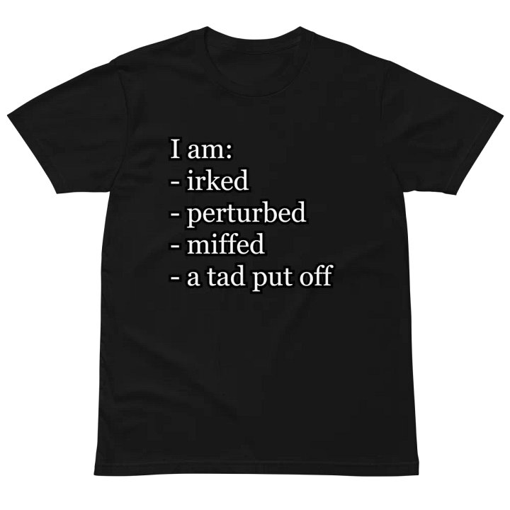 Irked T-Shirt product image (3)