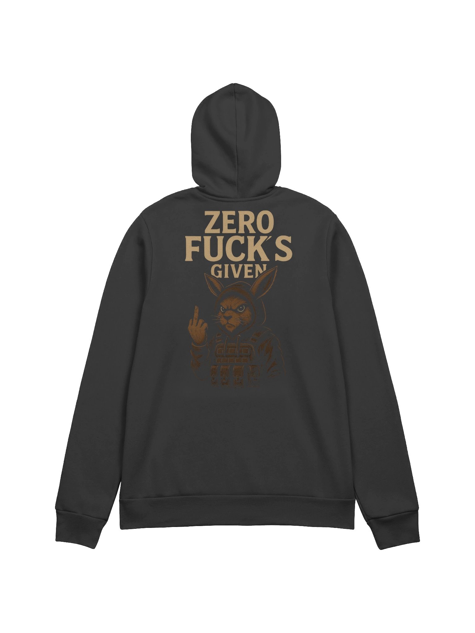ZERO FUCKS GIVEN LAZY HOODIE product image (4)
