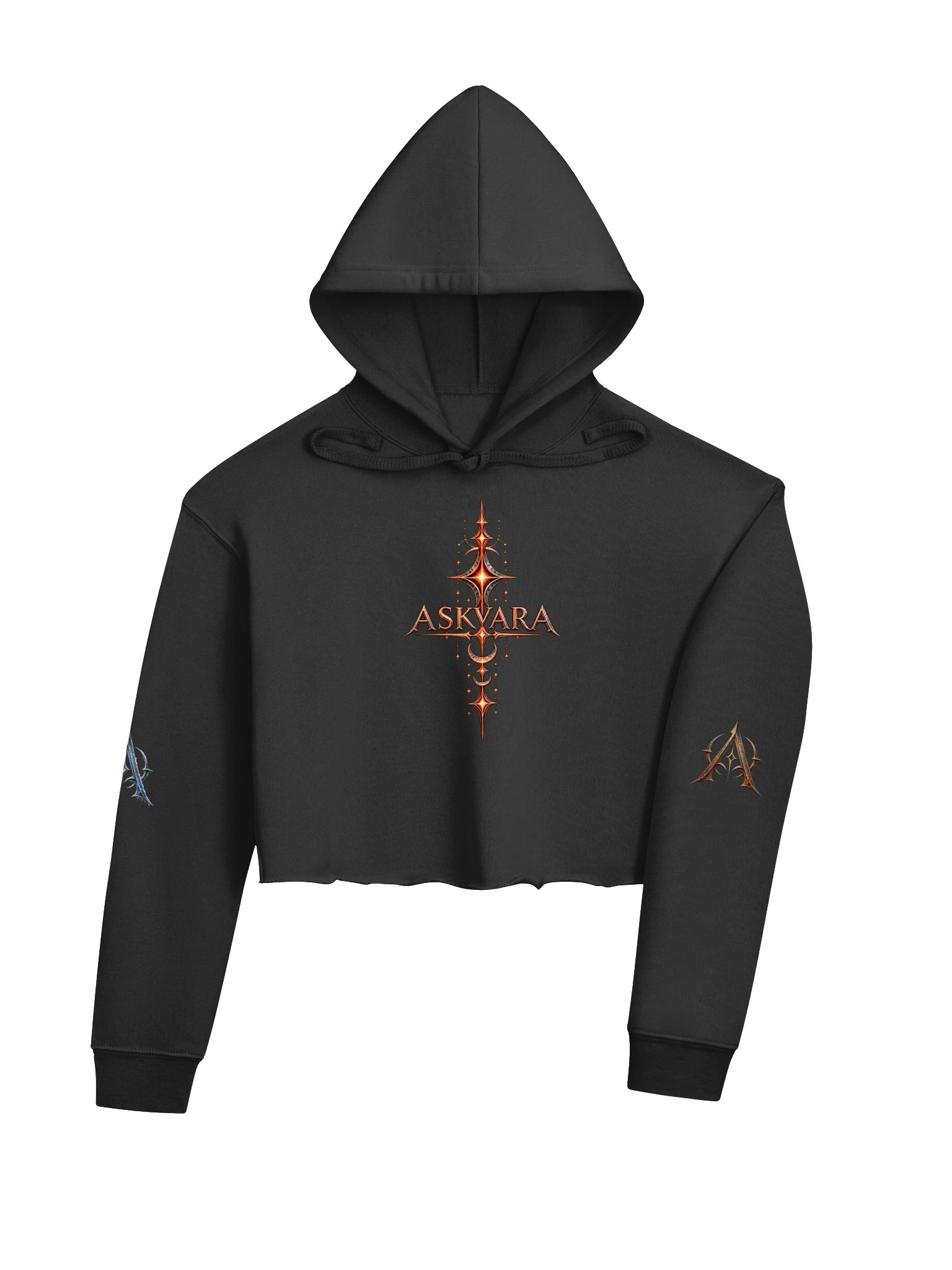 ASKVARA - Frost & Flame Cropped Hoodie product image (12)