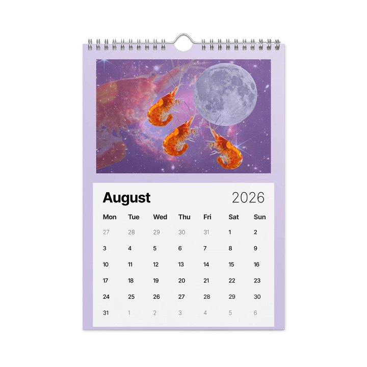 Shrimp Wolf Moon Calendar product image (2)