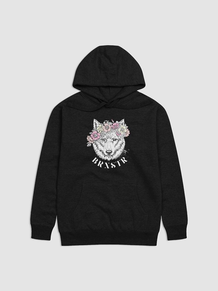 Floral Crowned Brookestirr Wolf Unisex Hoodie product image (2)