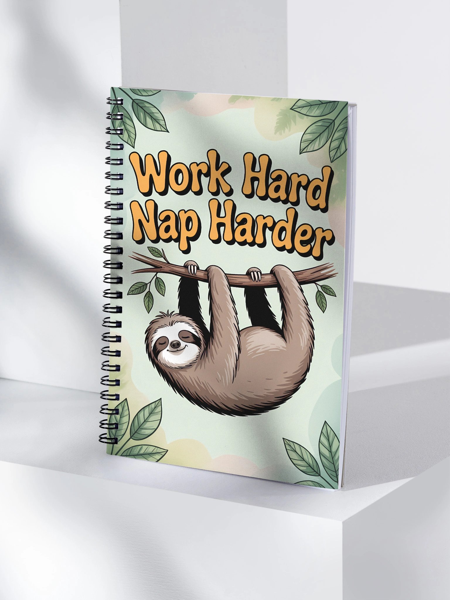 Work Hard Nap Harder Non-Sacral Notebook product image (4)