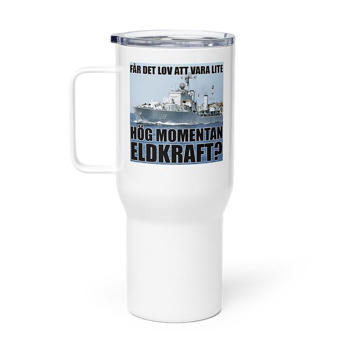 Får det lov att vara lite hög momentan eldkraft? -Halland (Termosmugg) product image (1)