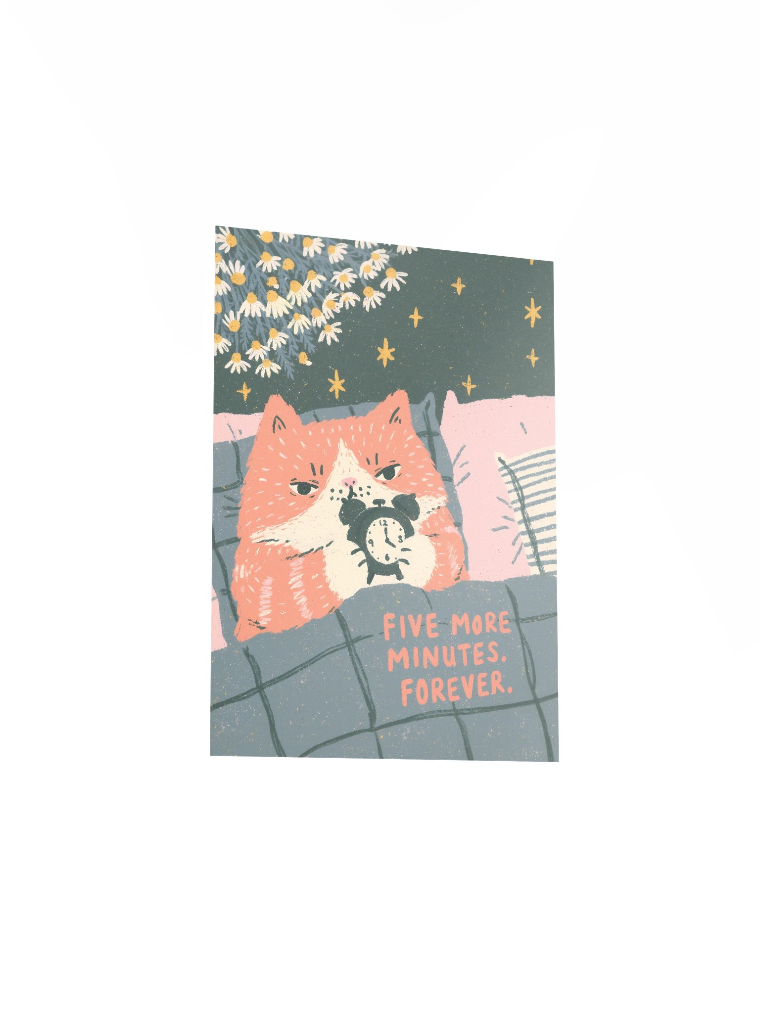 Five More Minutes Cat Poster product image (19)