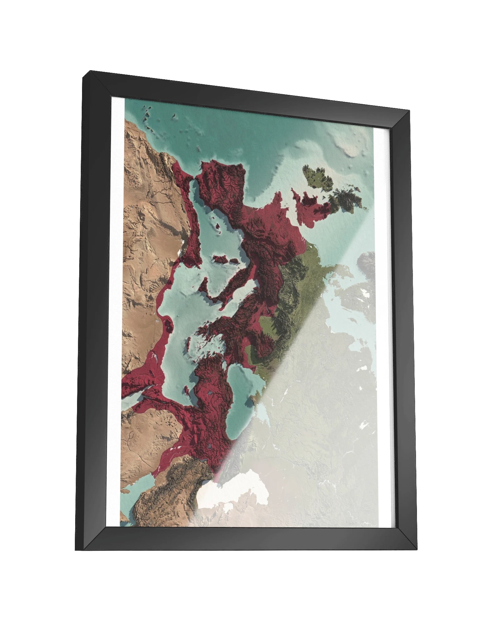 The Roman Empire - 117 AD - Panoramic Framed Map product image (31)