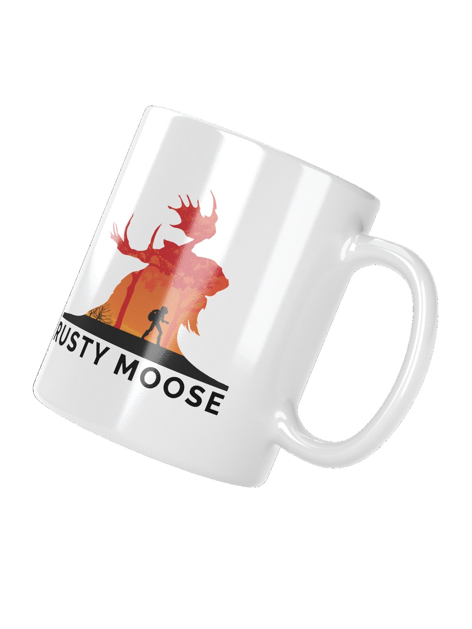 Rusty Moose Coffee Mug (White) product image (3)