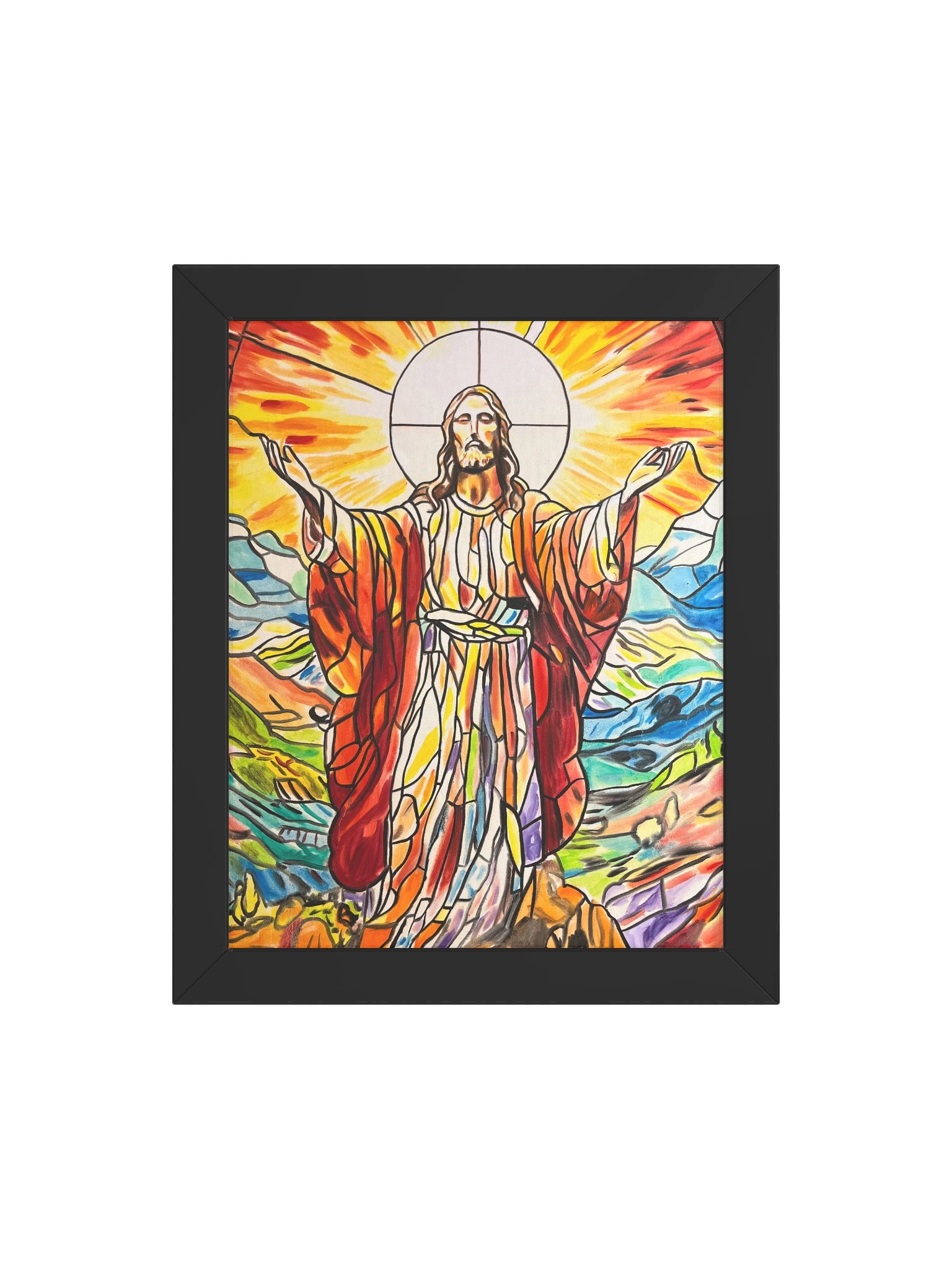 Good Shepherd by Warren Willowdale (Framed High-Quality Matte Poster) product image (4)