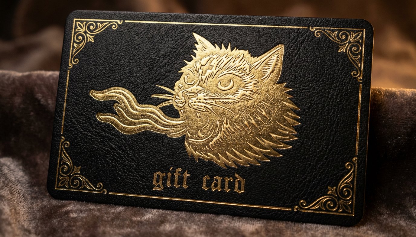 CATS AND METAL PREMIUM GIFT CARD product image (2)
