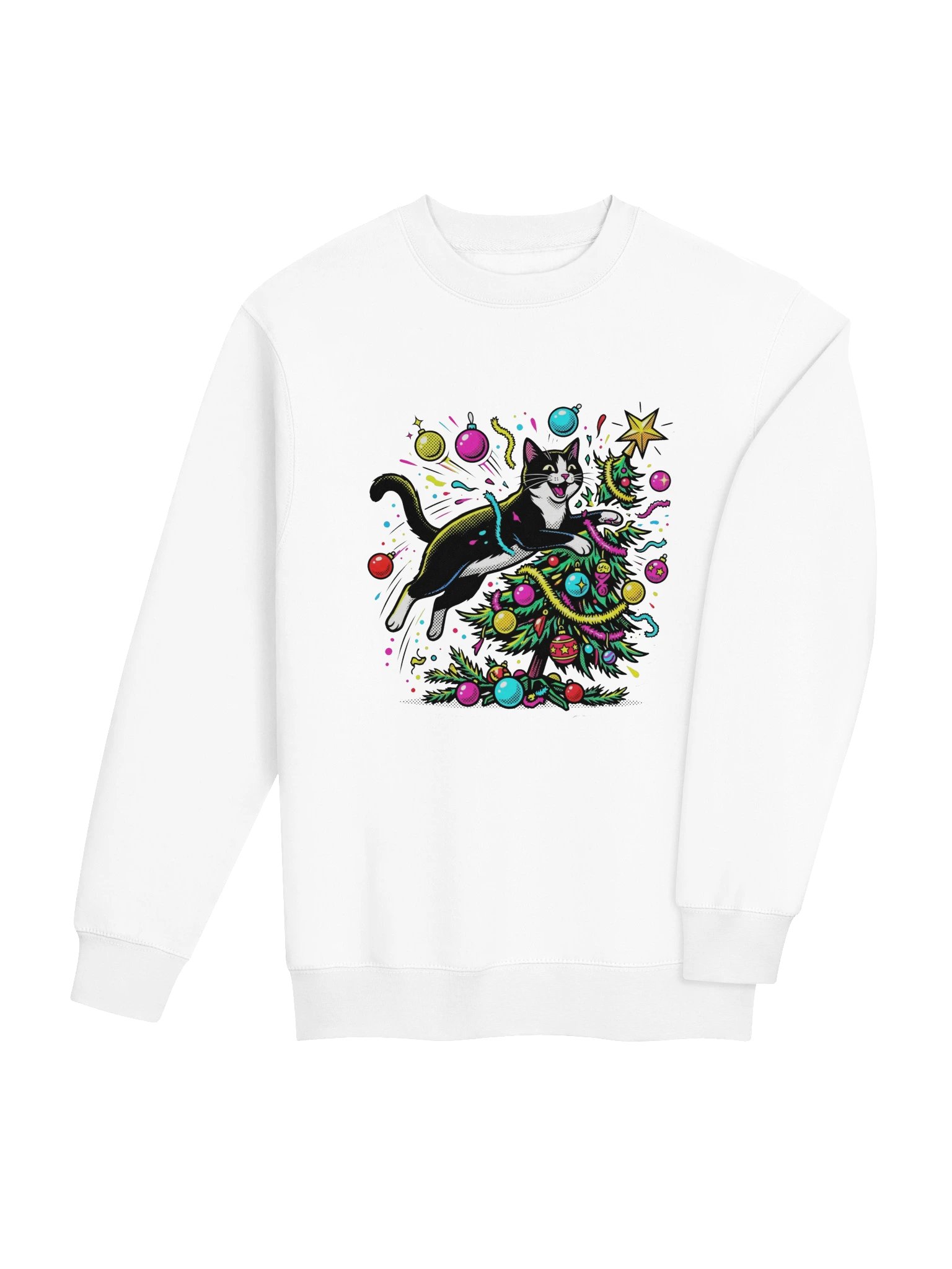 Tree Toppler Cat Crewneck product image (13)