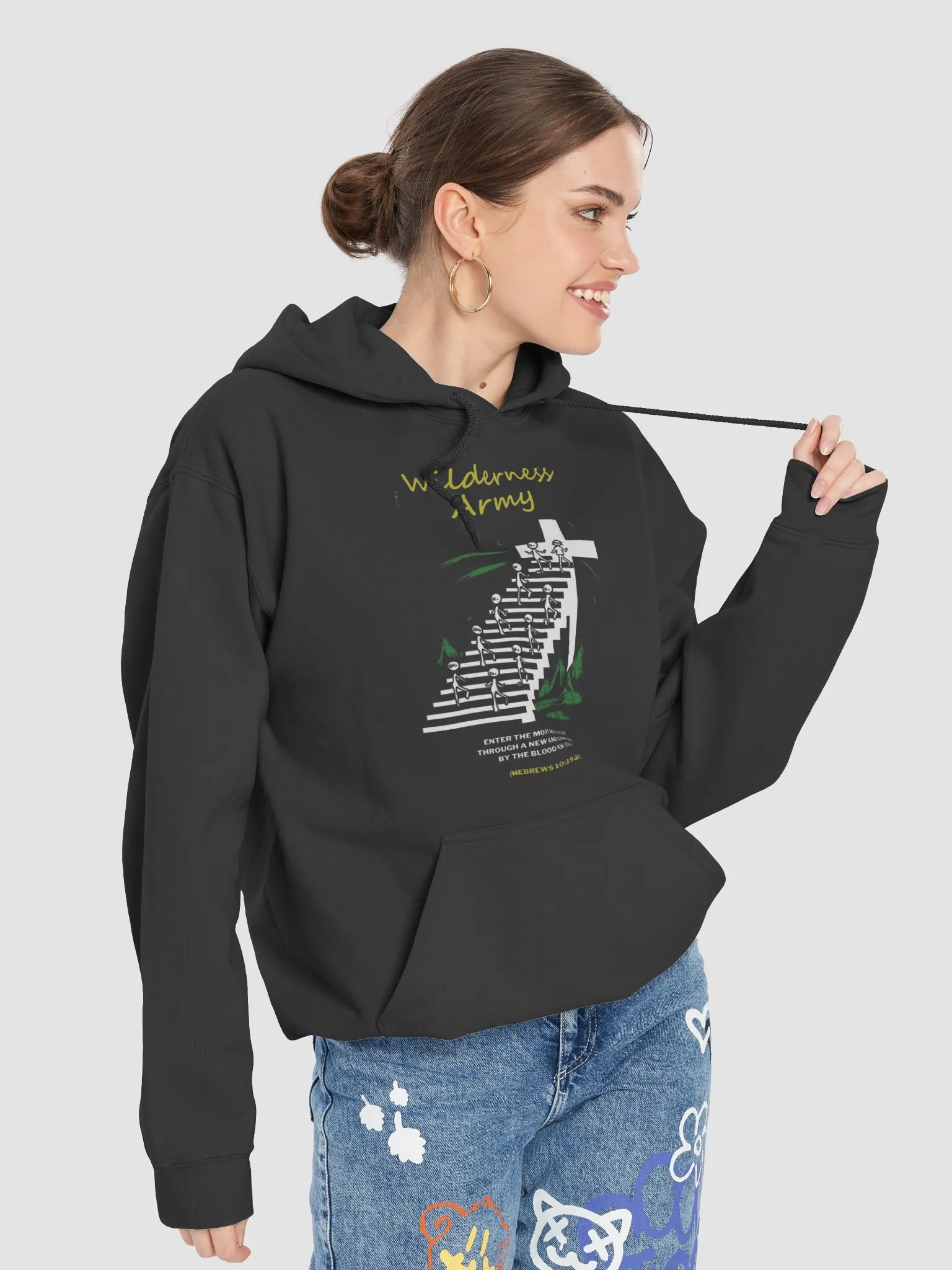 Wilderness Army Way of the Cross Classic Hoodie product image (25)
