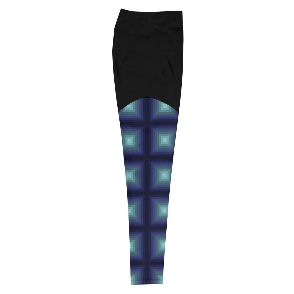 Blue 3D Gradient Squares product image (10)