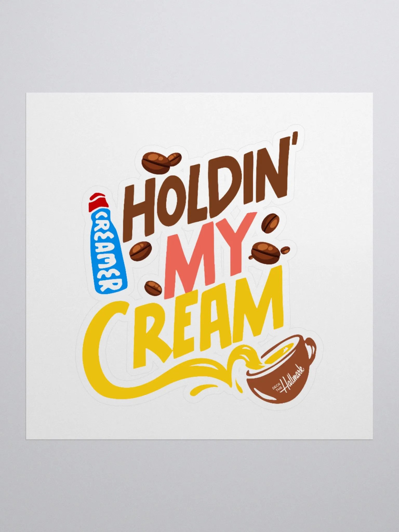 Cream Sticker product image (2)