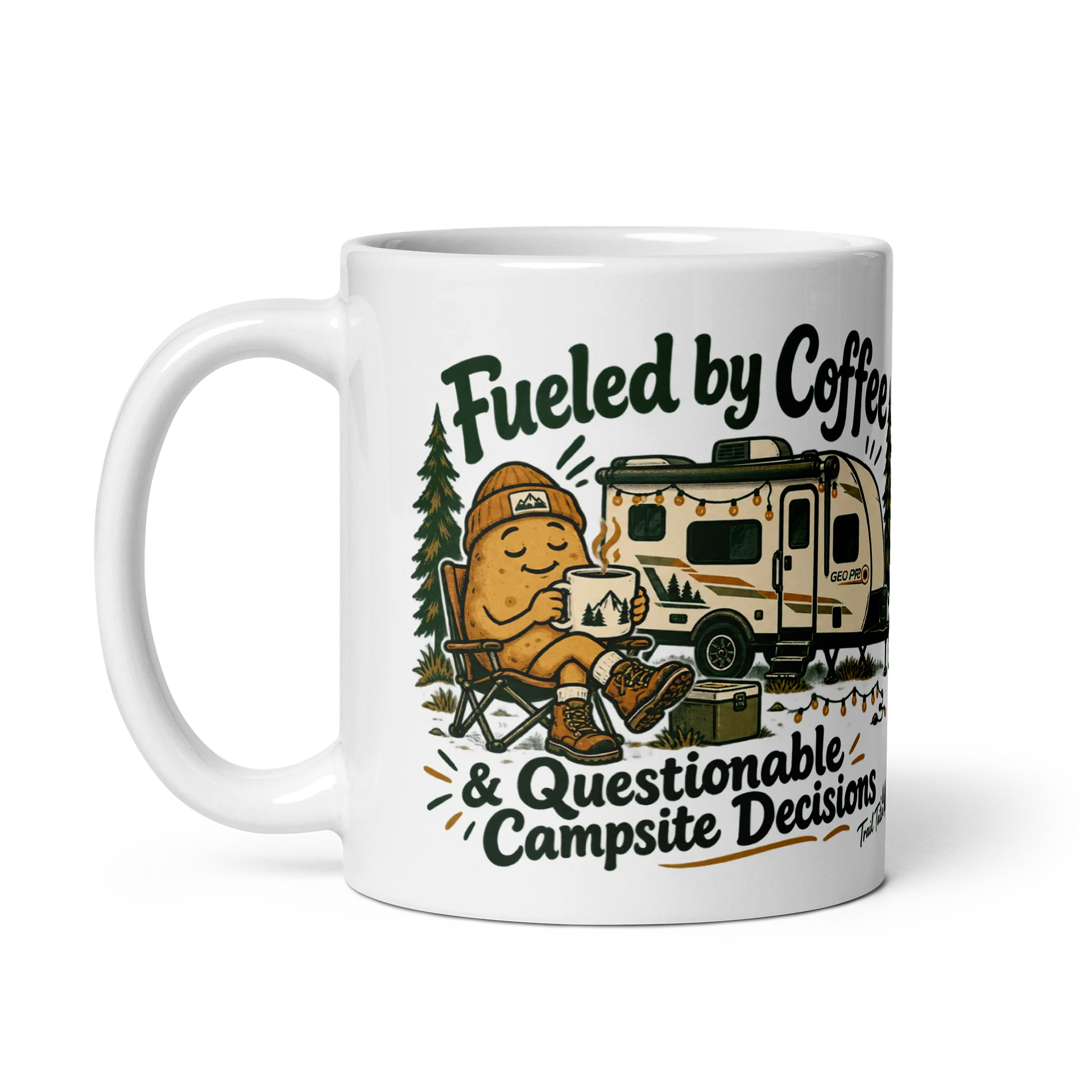 Trail Tater “Coffee First, Camp Later” Mug product image (4)