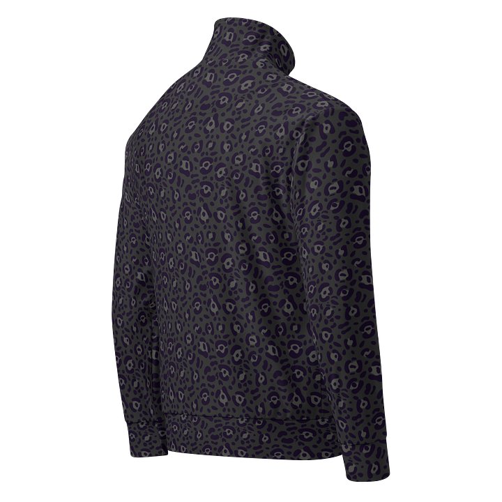 Stylish Track Jacket with Bold Black Leopard Print product image (2)