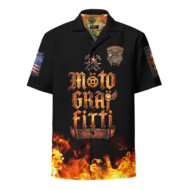 MötoGraffitti Club Shirt Forged Iron product image (1)
