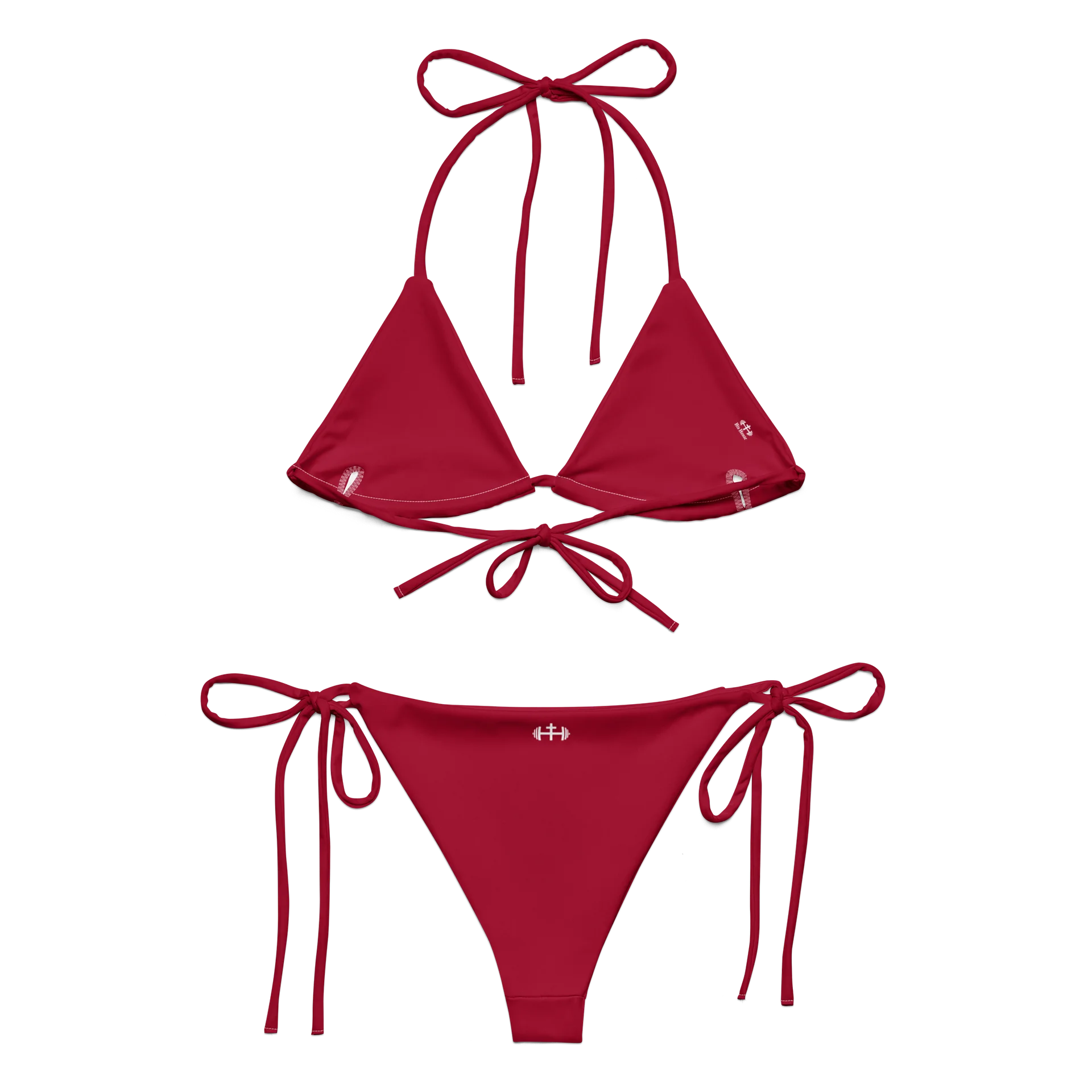 His House String Bikini Set - Red product image (8)