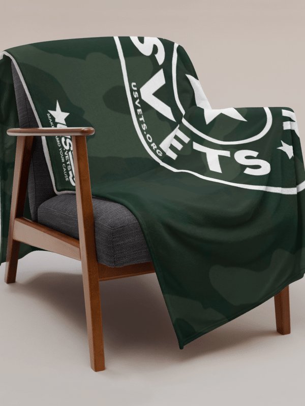 HONORUSVETS - GREEN THROW BLANKET product image (1)