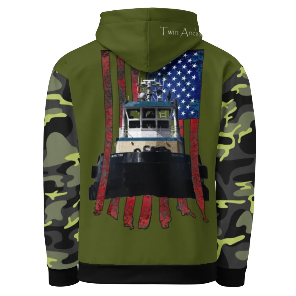 AF & Tug Pacific Titan (Camouflage & Green) – Performance Marine Wear | Twin Anchor Apparel North Current Line product image (5)