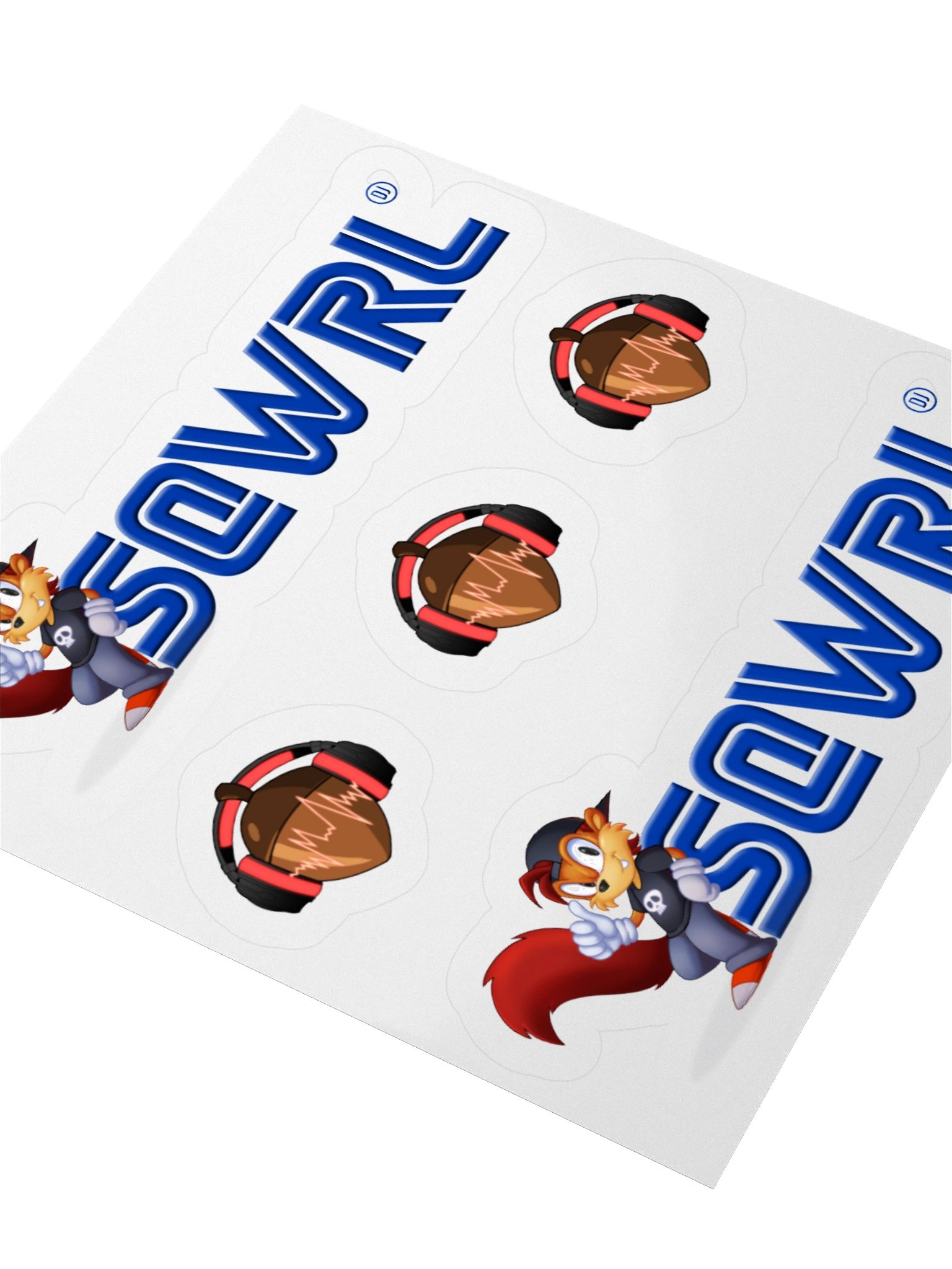 Retro SQWRL Sticker Sheet product image (9)