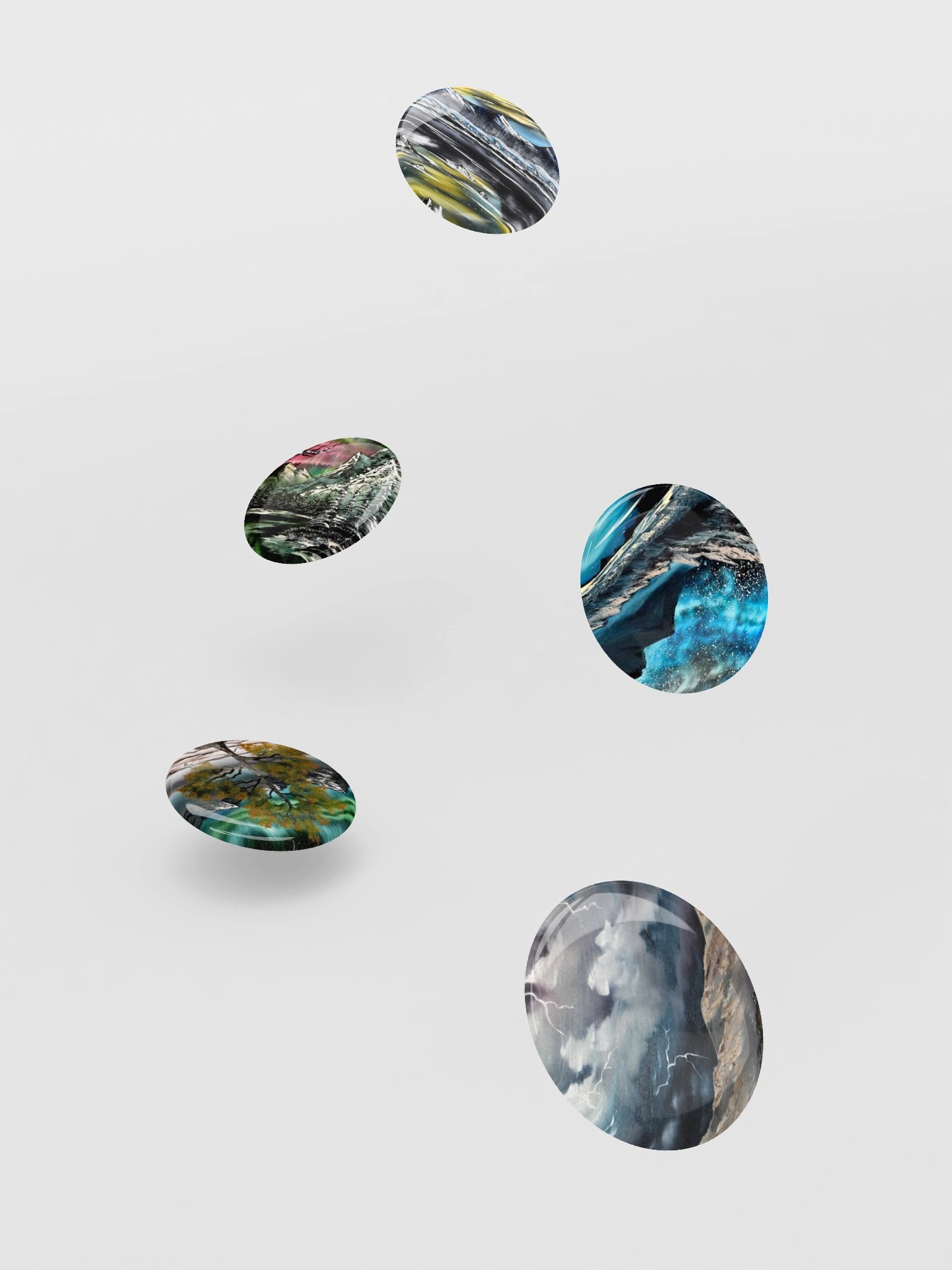 Art Button Pins - Night Vibes product image (10)