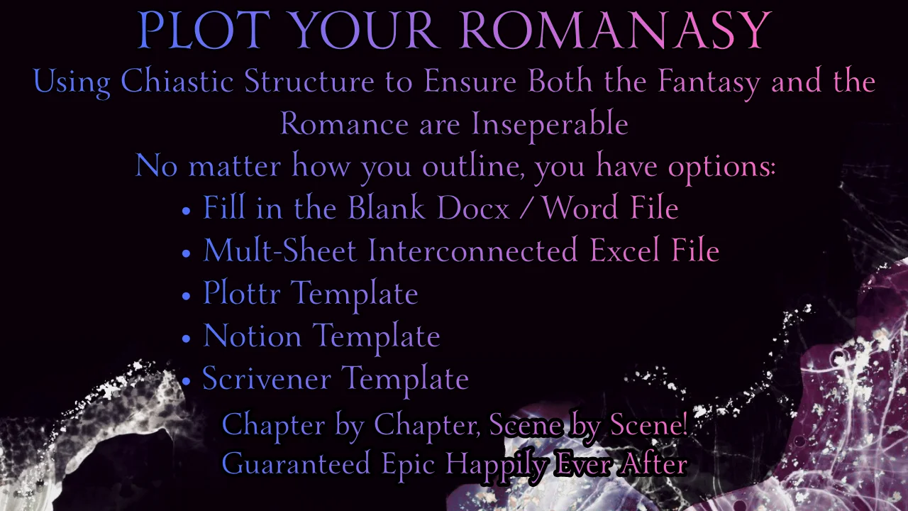 Romantasy Novel Outlining Templates product image (2)