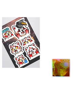 NikotaVR Kitsune Sticker Bunde