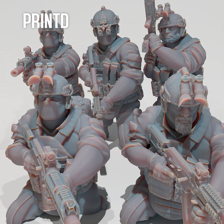 Russian Spetznaz GRU - Modern Warfare Wargame Hobby Resin Scale Models product image (1)