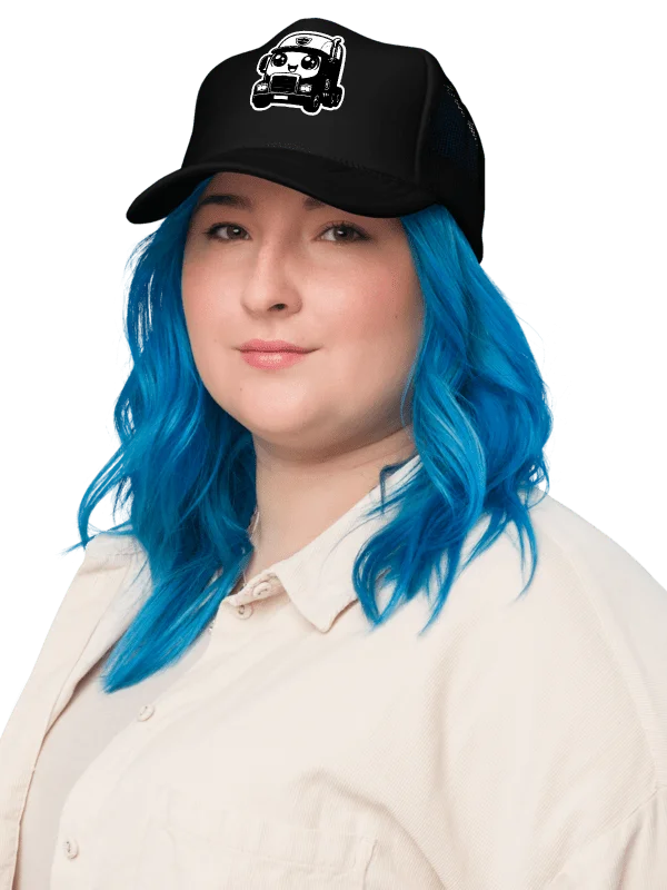 Cheerful Truckin Foam Trucker Hat product image (1)
