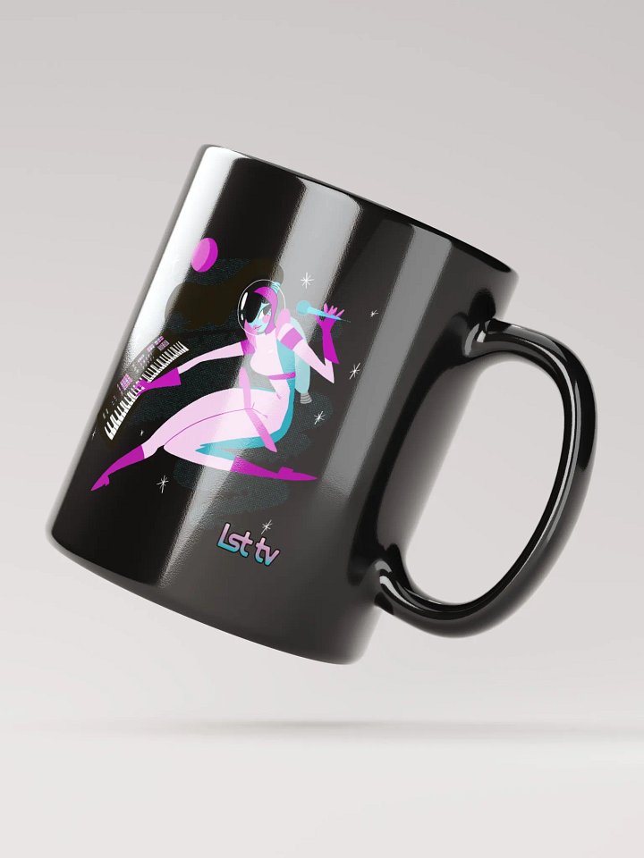 Astro-Synthpop Cutie Mug (Black) product image (2)