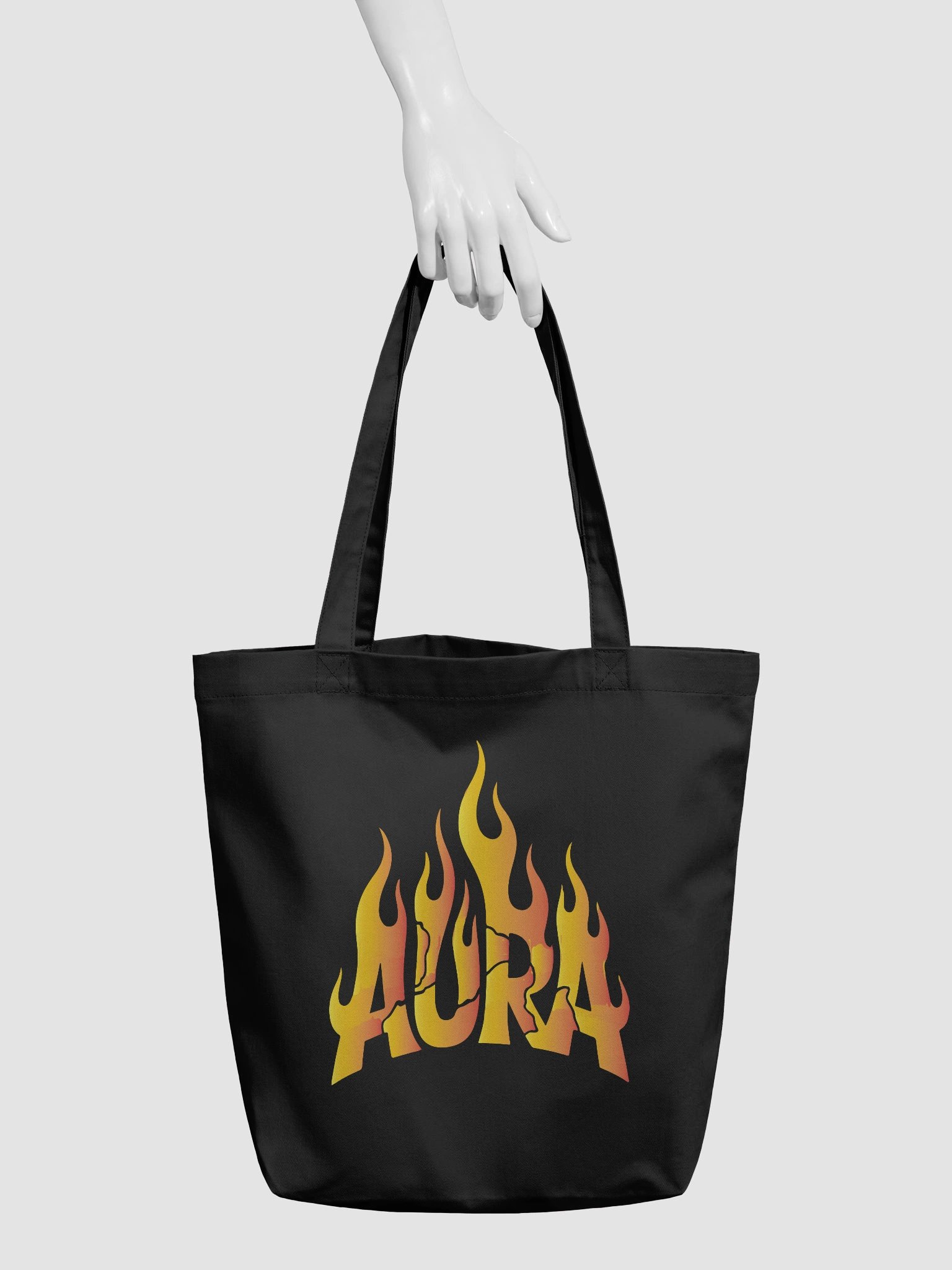 Flaming AURA Hot Eco-Friendly Tote Bag product image (3)