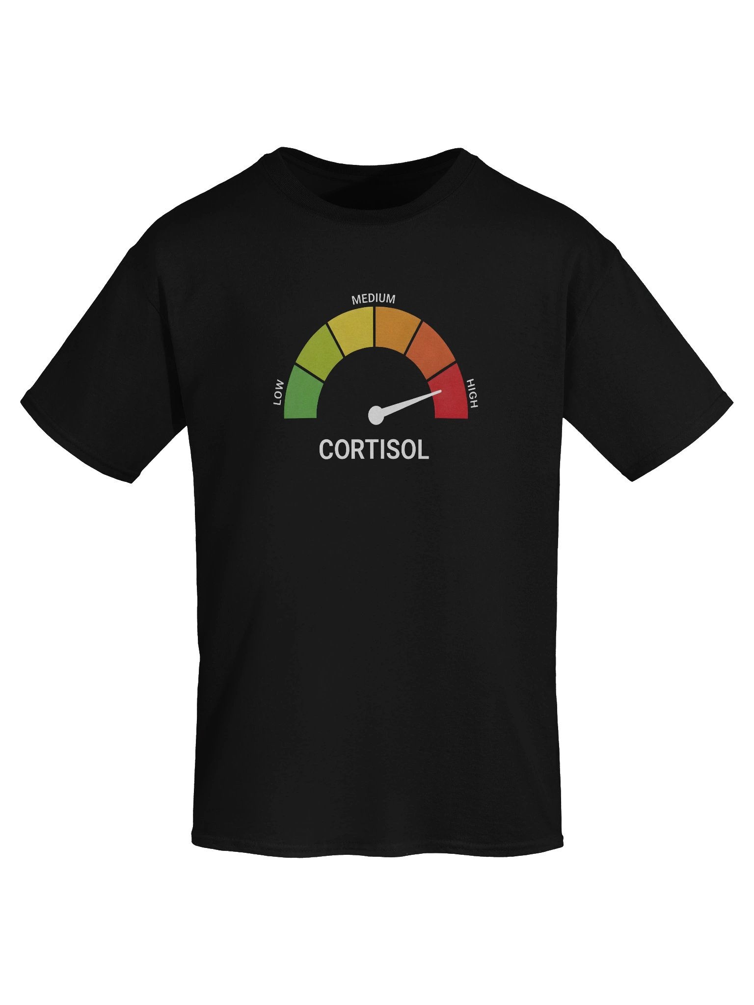 High Cortisol T-Shirt Black product image (7)