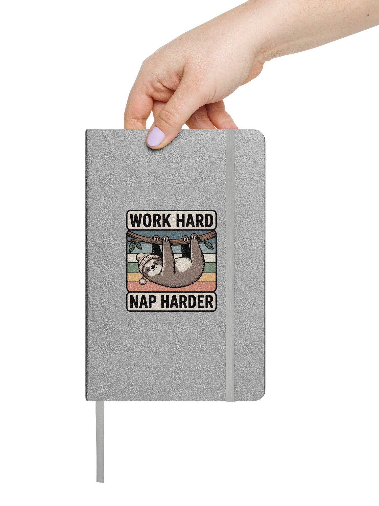 Work Hard Nap Harder Non-Sacral Hardcover Notebook product image (8)