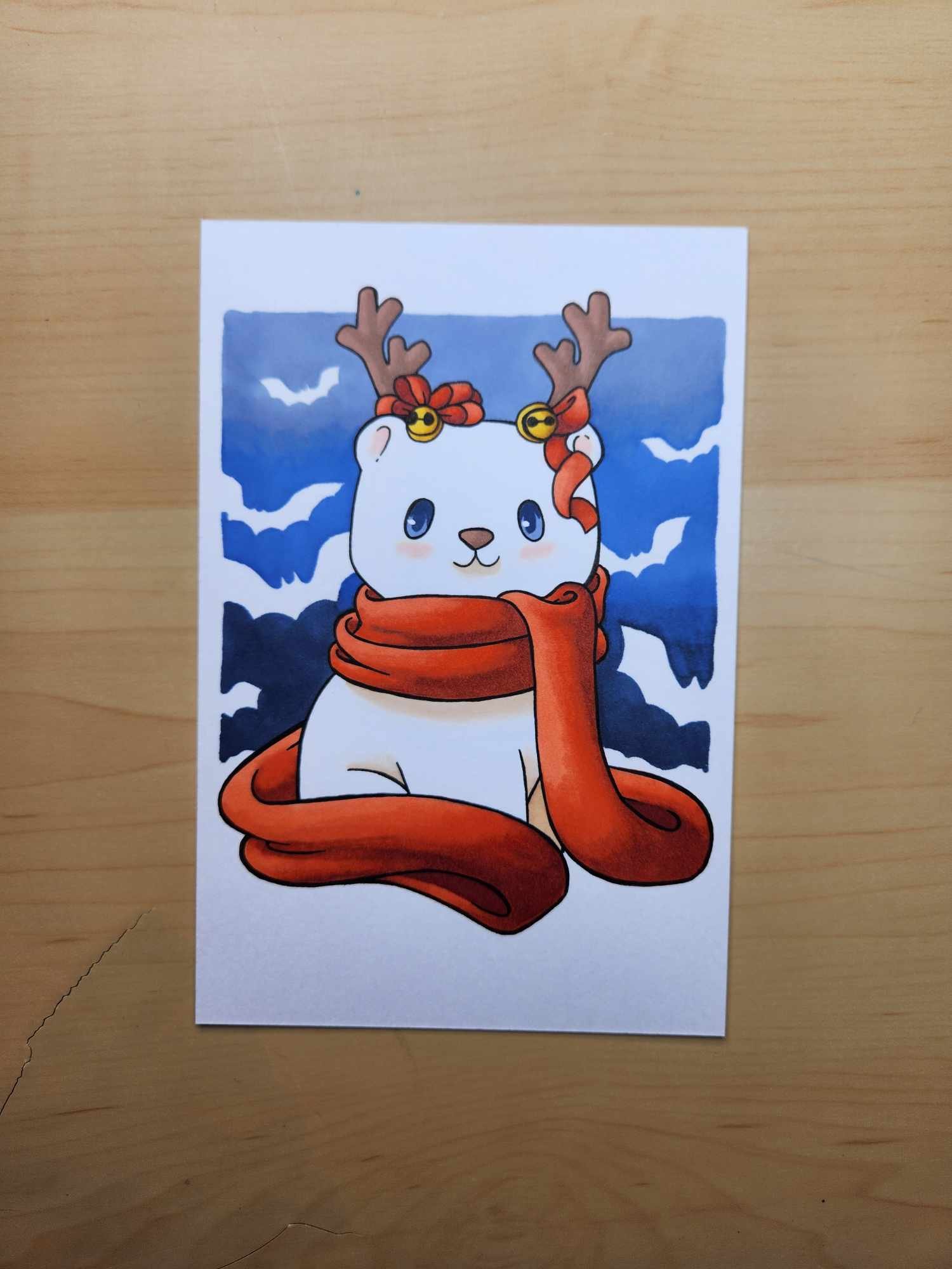 Dessin original Noël Ours product image (2)