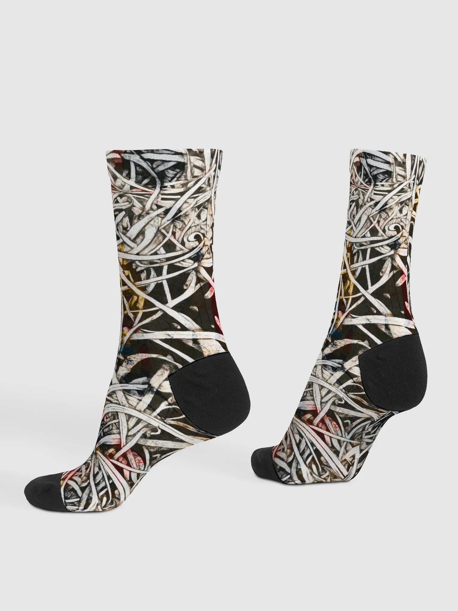 Eco-Chic Artistic Crew Socks product image (4)