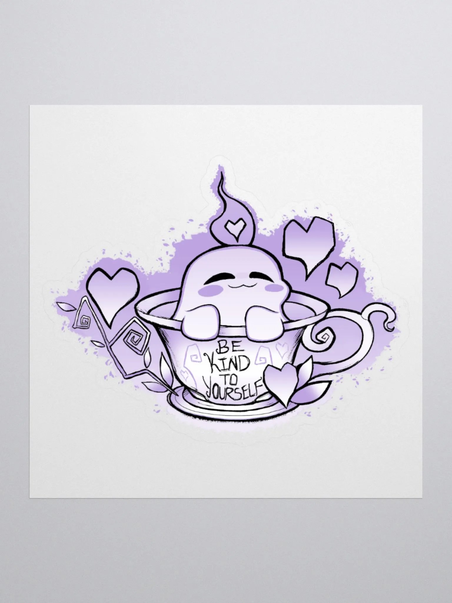 Teacup Ghost Sticker product image (1)