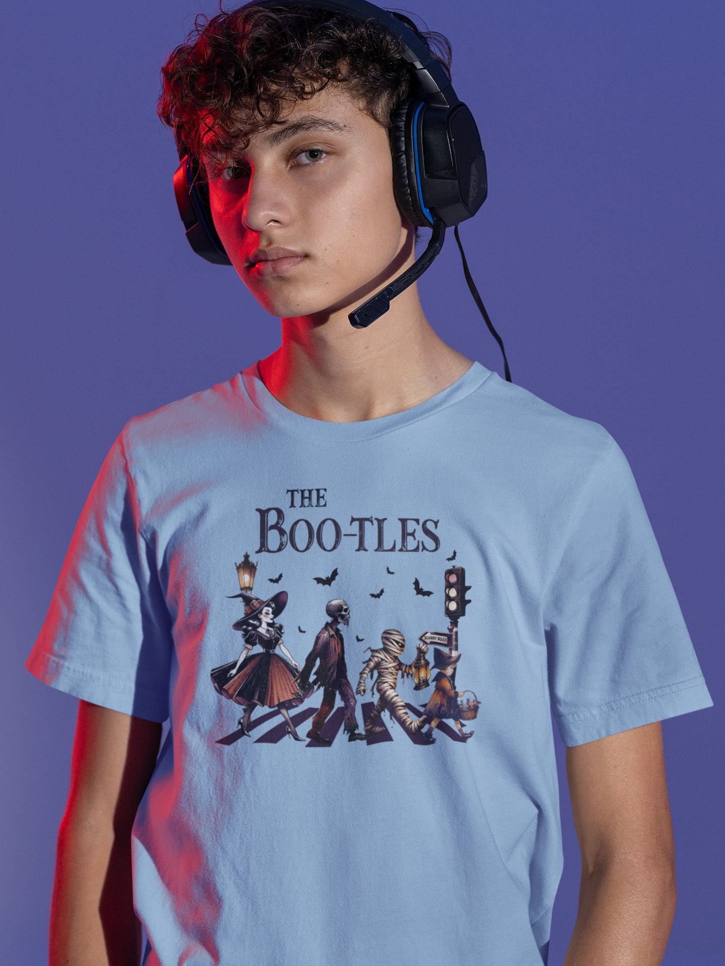 The Boo-tles Retro Halloween Parody T-Shirt product image (2)