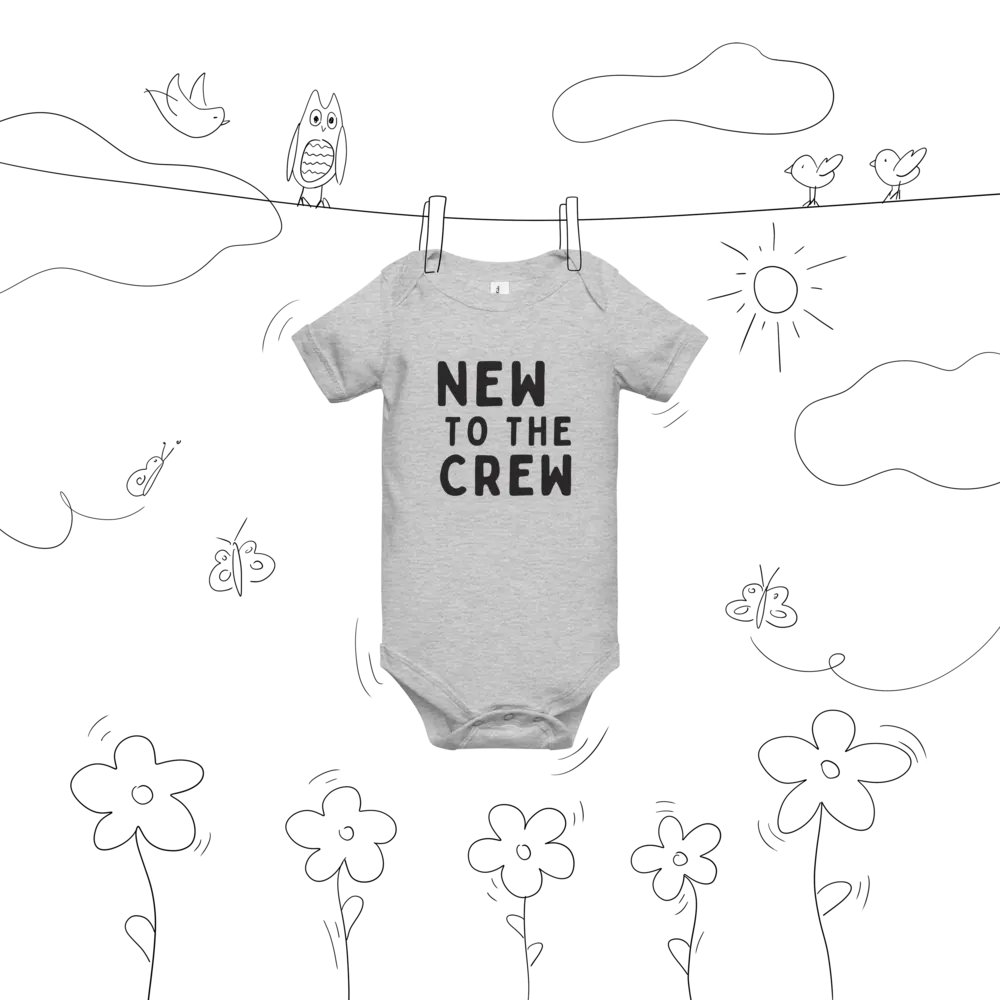 NEW TO THE CREW Baby Short Sleeve Onesie product image (9)