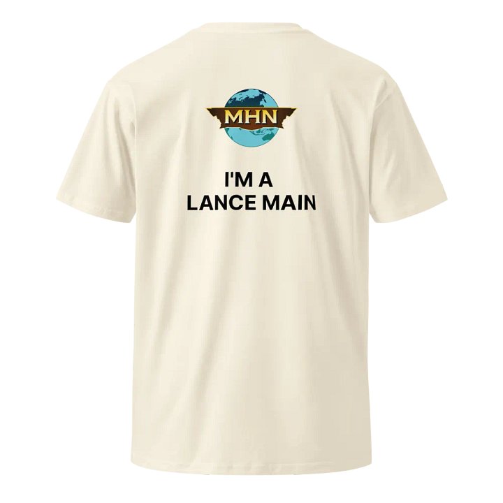 Lance Main MHN Emblem Unisex T-Shirt White/Natural product image (3)