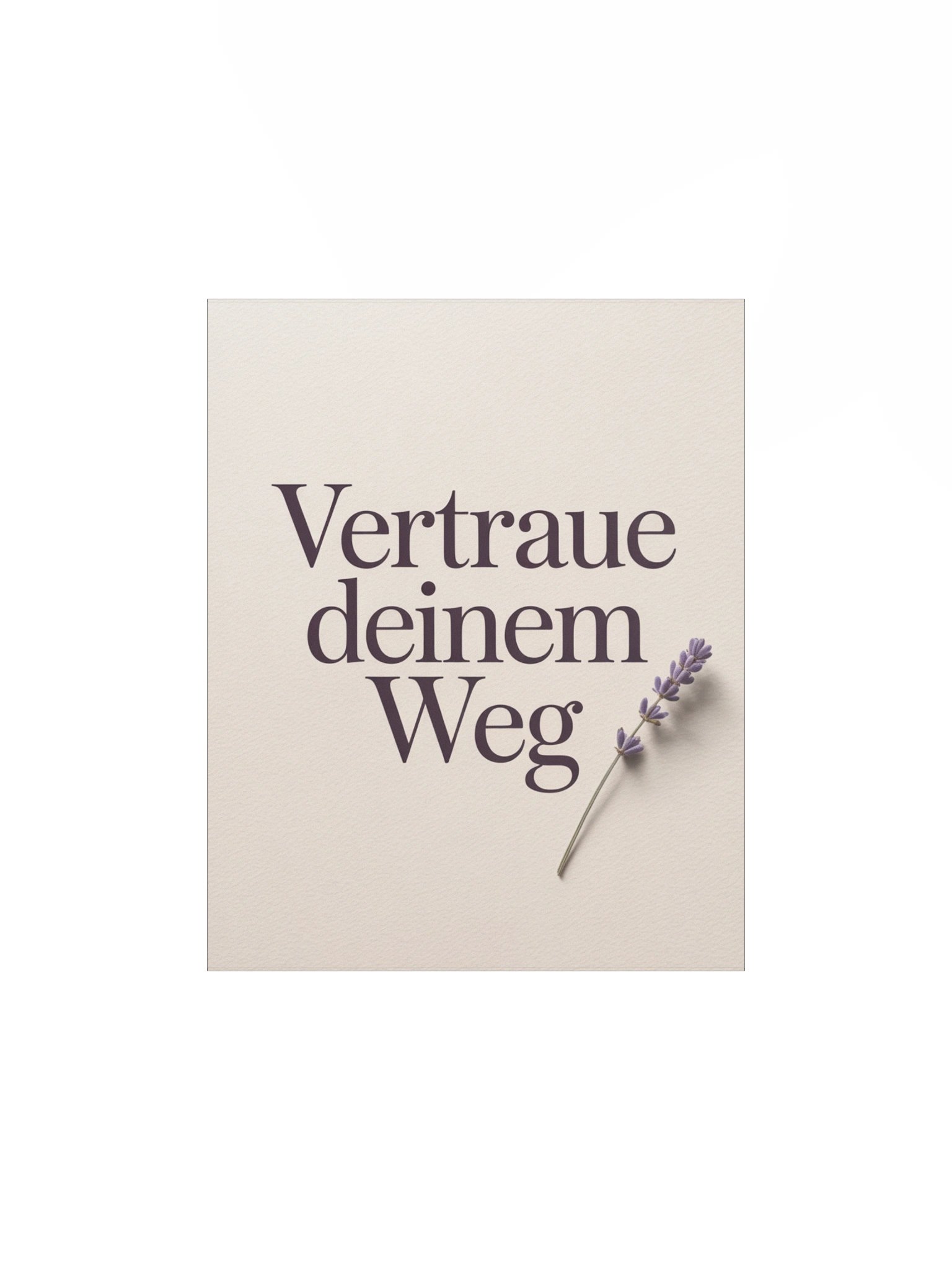 Calm Walls Print – Vertraue deinem Weg product image (1)