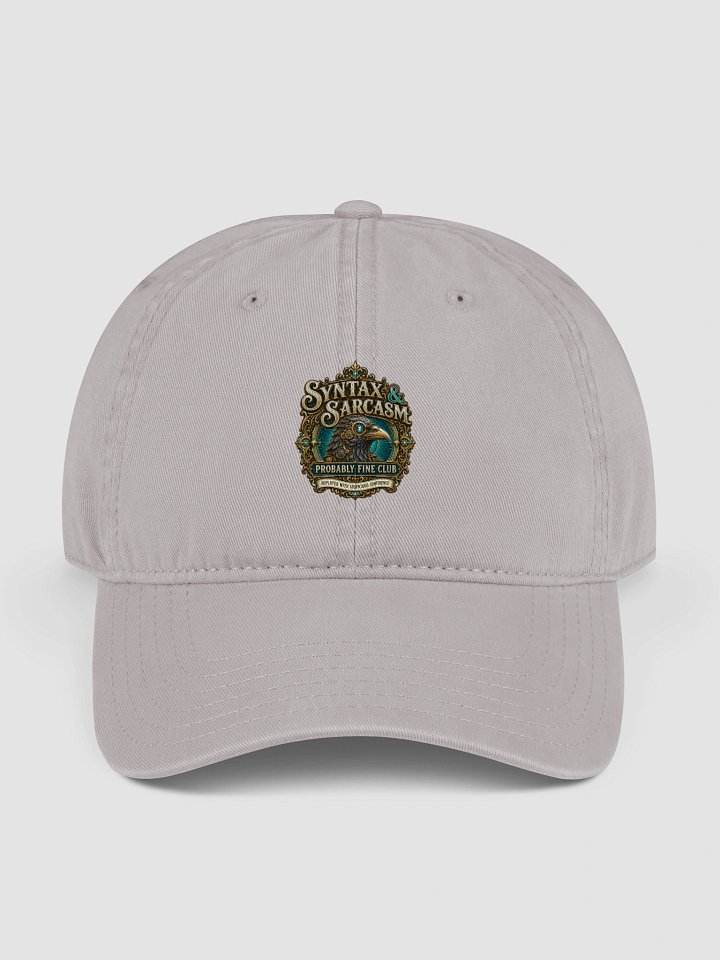 Syntax & Sarcasm Probably Fine Club Baseball Cap product image (9)