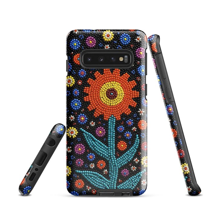 Faux-beaded Floral Samsung® Tough Case product image (1)