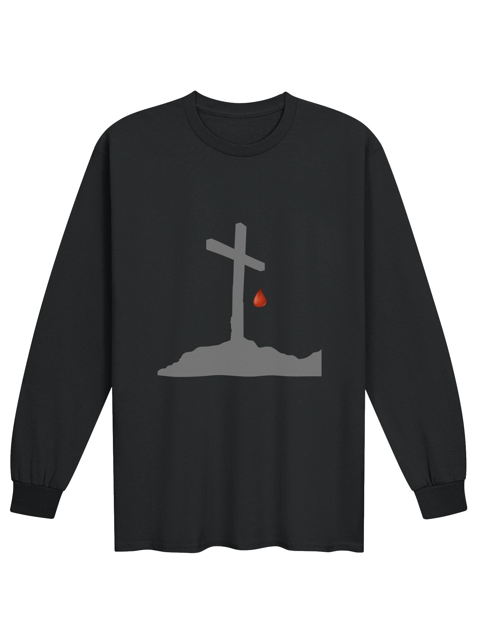 The Ultimate Sacrifice Cross Men's Long Sleeve Tee product image (1)