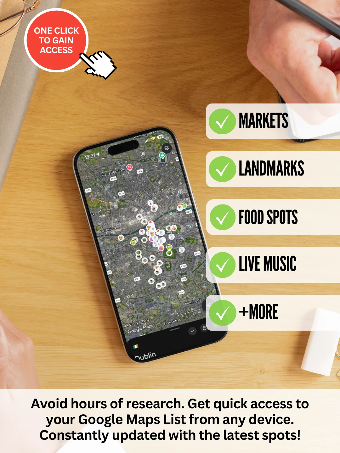 Dublin Cheat Sheet + FREE Google Maps List (60+ LOCATIONS) product image (4)
