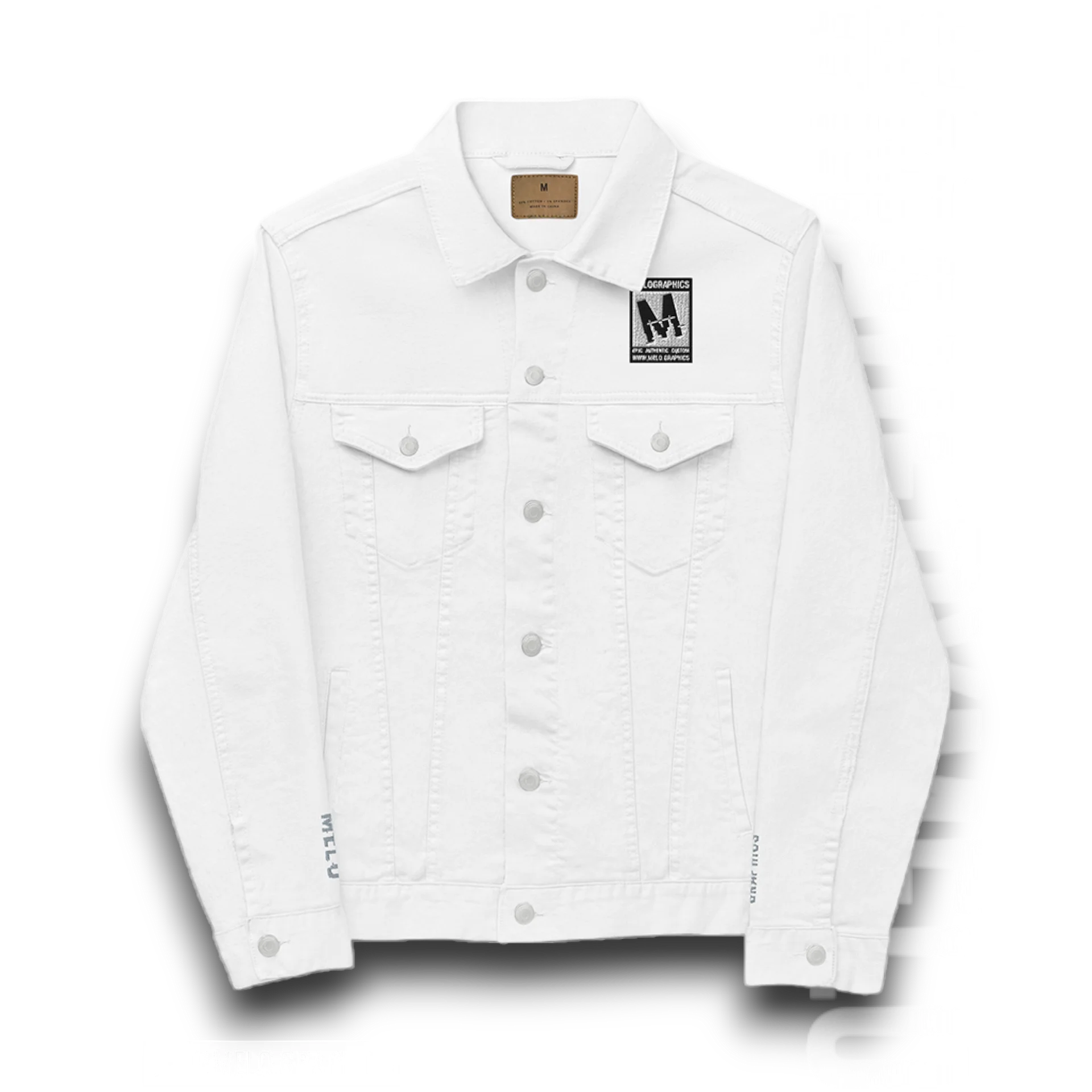 Rated M: Grey Stitched - Denim Jacket | #MadeByMELO product image (5)