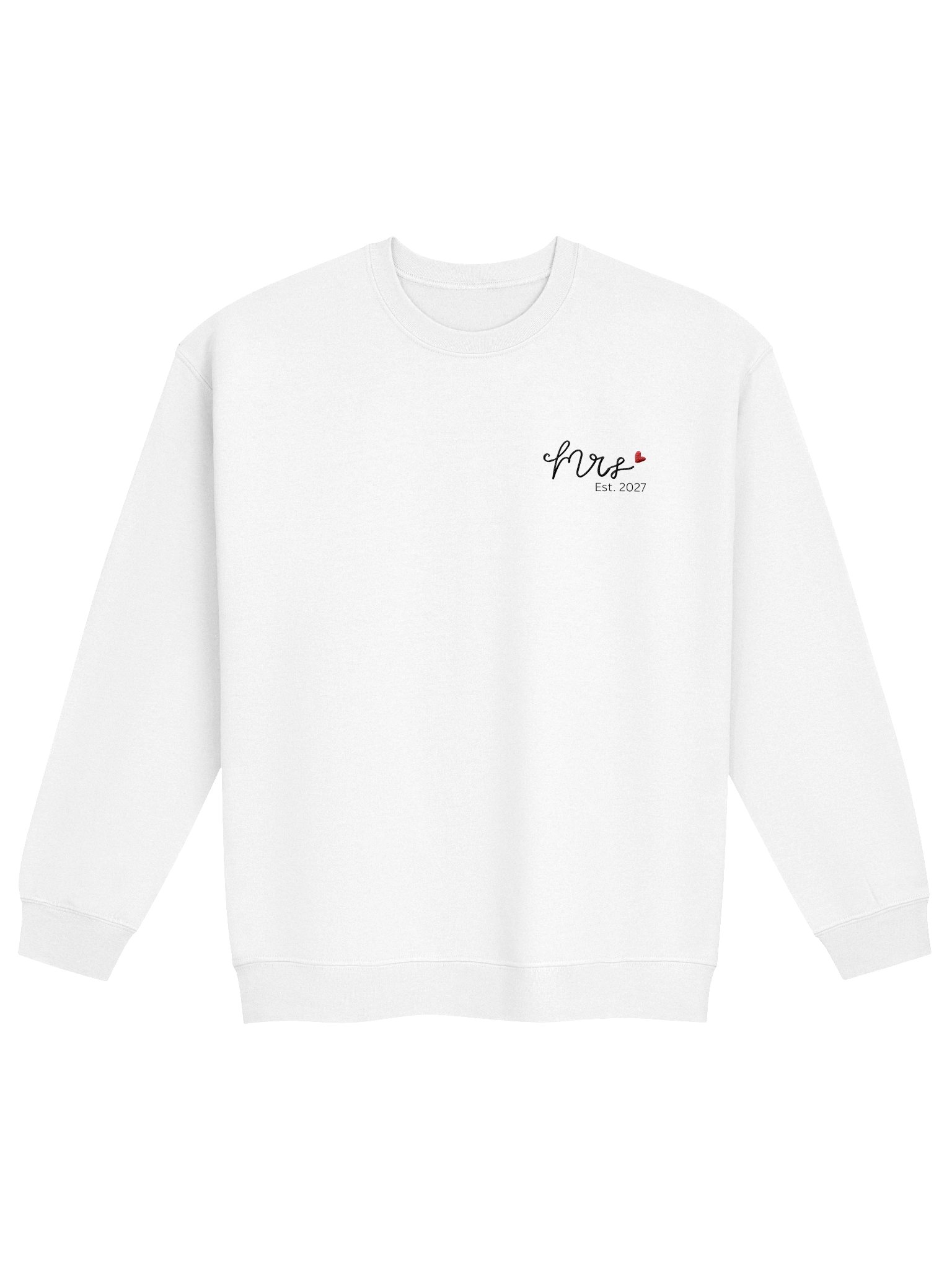 Mrs. 2027 Embroidered Crewneck Sweatshirt product image (1)